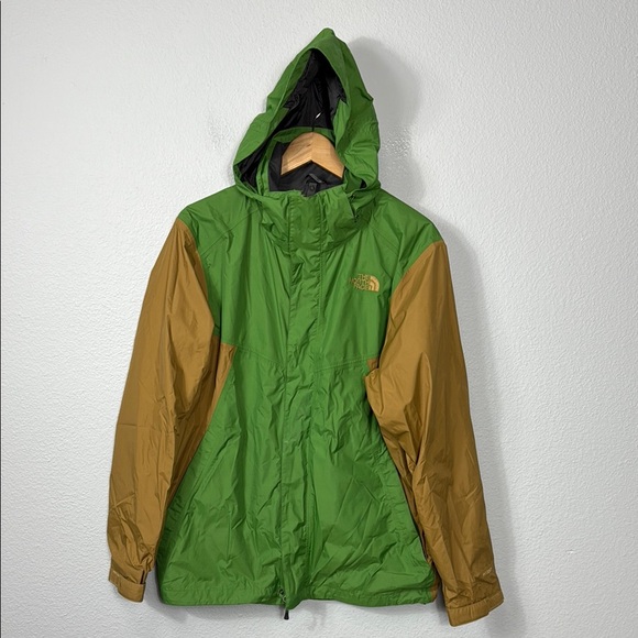 The North Face Green Tan‎ Men's HyVent Jacket - Picture 1 of 10